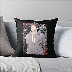 Christopher Bang Stray Kids Bang Chan Korean Kpop Floral Design Throw Pillow RB1608