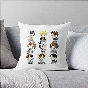 KPOP STRAY KIDS CHIBI ALL MEMBERS Throw Pillow RB1608