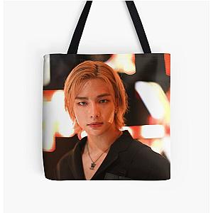 Blonde Hyunjin Stray Kids All Over Print Tote Bag RB1608