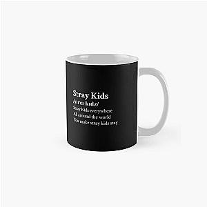 Stray Kids everywhere all around the world Aesthetic Quote Black Classic Mug RB1608