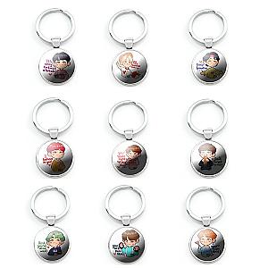Kpop Stray Kids Keychain - Cute Figure Key Ring Keychain