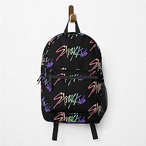 Stray Kids Backpacks - Queer Pride Rainbow Logo Backpack