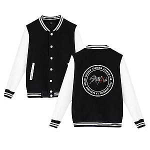 Stray Kids Jacket - Baseball Uniform Bomber Streetwear Hip Hop Jackets