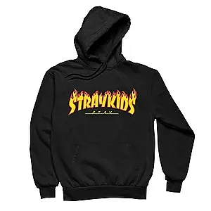 Stray Kids Korean Hoodie - STRAY KIDS Flame Stay Pullover Hoodie