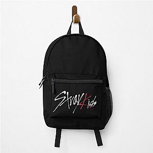 Stray Kids Backpacks - Iconic White Logo Design Backpack