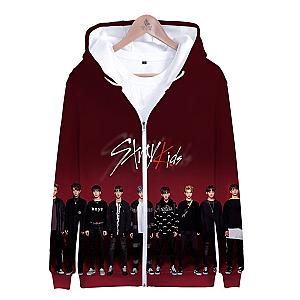 KPOP Stray Kids Jacket - 3D Printed Long Sleeve Boy Band Jackets