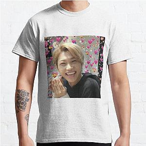 Stray Kids T-Shirts - Felix heart meme Classic T-Shirt