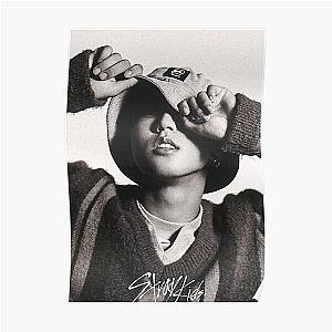 Stray Kids Posters - Han Jisung Stray Kids 3racha hot black and white  Poster