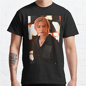 Stray Kids T-Shirts - Blonde Hyunjin Stray Kids Classic T-Shirt