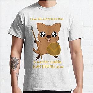 Stray Kids T-Shirts - Han Jisung, the Quokka Warrior Classic T-Shirt