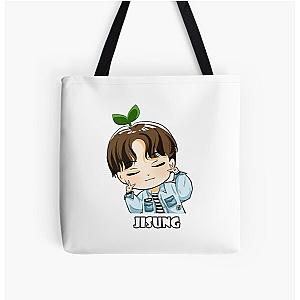 Stray Kids Bags - Stray Kids Jisung Chibi All Over Print Tote Bag