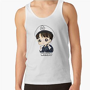 Stray Kids Tank Tops - Stray Kids Lee Know Minho Chibi Tank Top
