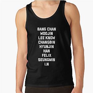 Stray Kids Tank Tops - Stray Kids Members Names  Tank Top