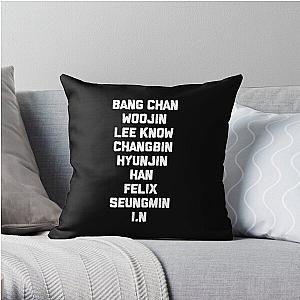 Stray Kids Pillows - Stray Kids Members Names  Throw Pillow