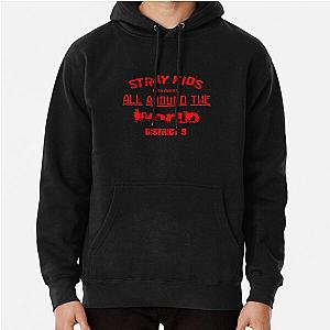 Stray Kids Hoodies - Stray Kids DISTRICT 9 LYRICS Pullover Hoodie