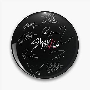 Stray Kids Pins - Logo with Signatures (black) Pin