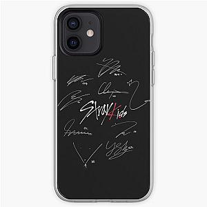 Stray Kids Cases - Logo with Signatures (black) iPhone Soft Case