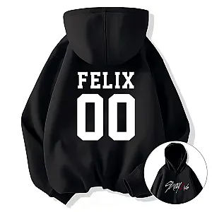 Stray Kids Hoodie-Hot Vintage Graphics Print Hoodie