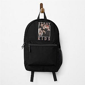 Stray Kids Backpacks - Stray Kids Vintage Retro Band Style 90s  Backpack