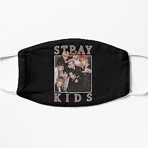 Stray Kids Face Masks - Stray Kids Vintage Retro Band Style 90s  Flat Mask