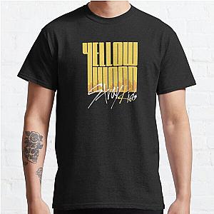Stray Kids T-Shirts - KPOP Stray Kids YELLOW WOOD Classic T-Shirt
