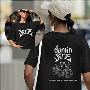 Stray Kids T-Shirts - Stray Kids DominATE World Tour Black T-shirt
