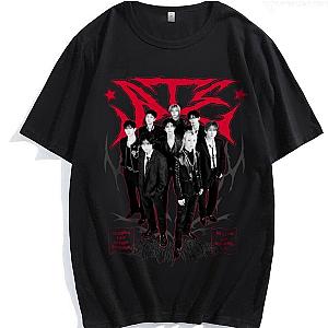 Stray Kids T-Shirts - Stray Kids 8 DominATE World Tour Ver 2 T-shirt