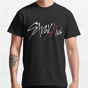 Stray Kids T-Shirts - Stray Kids Logo White Classic T-Shirt