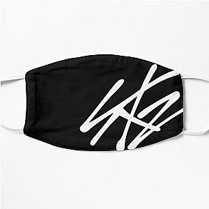Stray Kids Face Masks - Stray Kids Logo White Colored Flat Mask