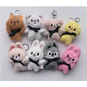 Stray Kids Keychains - 10cm Stray Kids Animal Plush Toy Keychains