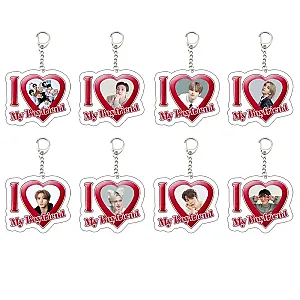 Stray Kids Keychains - I Love My Boyfriend Stray Kids Accessories Pendant Keyring Chains