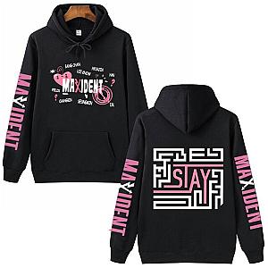 Stray Kids Hoodie – Maxident Stay Printed Double Sides Pullover Hoodie