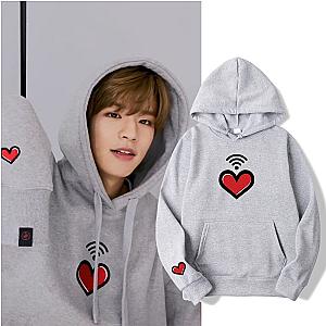 Stray Kids Hoodie – Kim Seungmin Heart Wifi Pullover Hoodie