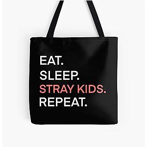 Stray Kids Bags - Eat Sleep Stray Kids Repeat Tote Bag