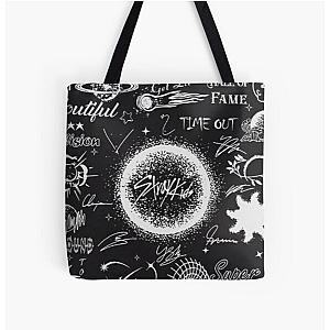 Stray Kids Bags - S-Class Album Poster Logo Tote Bag