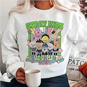 Stray Kids Sweatshirts - SKZOO 2023 Maniac World Tour Sweatshirt