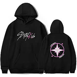 Stray Kids Hoodie - Stray Kids Maxident Logo Lightstick Pullover Hoodie