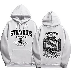 Stray Kids Hoodie - Stray Kids Black Dragon Pullover Hoodie
