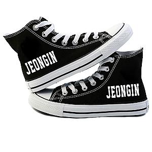 Stray Kids Shoes - Jeongin Kpop SKZ Logo High Top Converse Sneaker