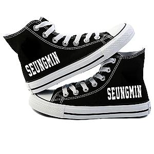 Stray Kids Shoes - Seungmin Kpop SKZ Logo High Top Converse Sneaker