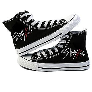 Stray Kids Shoes - Kpop SKZ Logo High Top Converse Sneaker