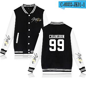 Stray Kids Jackets - Changbin Member Bomber Style Baseball Jacket