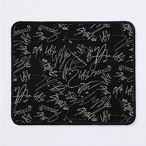 Stray Kids Mouse Pads - Logo and Autograph Scribble Pattern