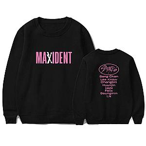 Stray Kids Sweaters – Hot! Maxident Stray Kids Logo Pullover Sweater