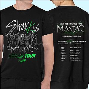 Stray Kids T-Shirts - Maniac 2022 2nd World Tour KPOP T-shirt
