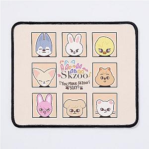 Stray Kids Mouse Pads - SKZOO Cute Animal Edition
