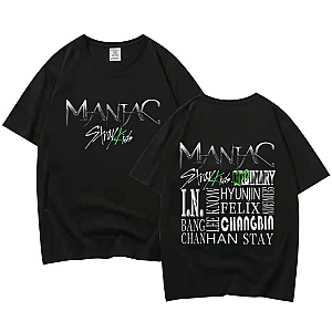 Stray Kids MANIAC SKZ Short Sleeve Unisex T-shirt