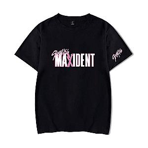 Stray Kids T-Shirts - Hot! Logo MAXIDENT Stray Kids T-Shirt