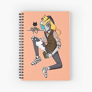 Stray Cat and Companion - Stray Game Spiral Notebook