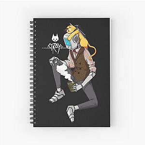 Stray Cat and Companion - Stray Game Spiral Notebook